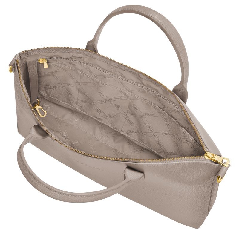 Maletín Longchamp Le Foulonné S Hombre Gris | 7246-DFJSE