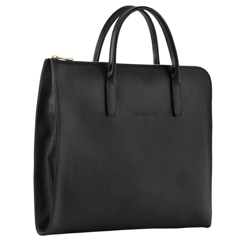 Maletín Longchamp Le Foulonné S Hombre Negras | 3718-ERQPA