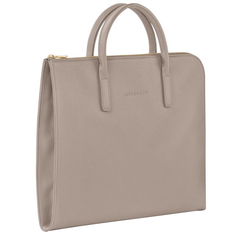 Maletín Longchamp Le Foulonné S Mujer Gris | 4327-JSXOA