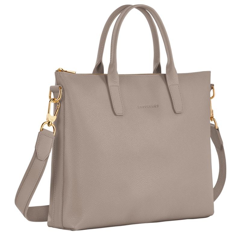 Maletín Longchamp Le Foulonné S Mujer Gris | 8461-GACHD