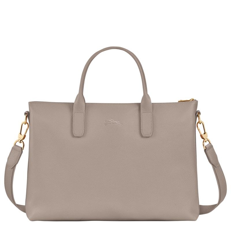 Maletín Longchamp Le Foulonné S Mujer Gris | 8461-GACHD