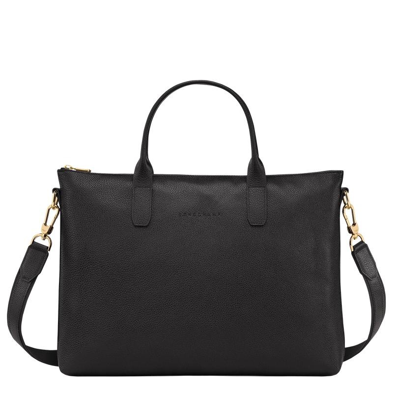 Maletín Longchamp Le Foulonné S Mujer Negras | 5374-NSCQV