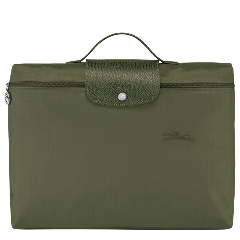 Maletín Longchamp Le Pliage Green S Hombre Verde | 4823-UNGWY