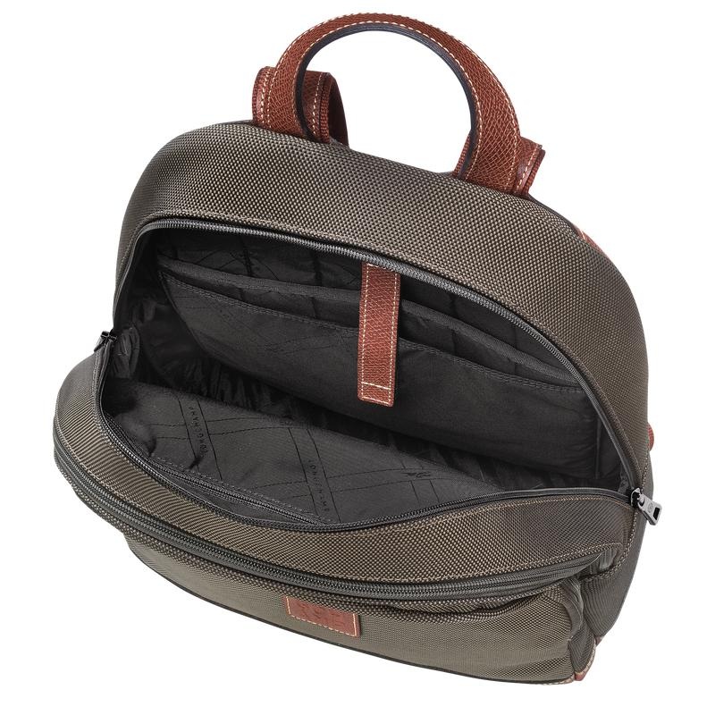 Mochilas Longchamp Boxford Hombre Marrones | 0984-OCPJD