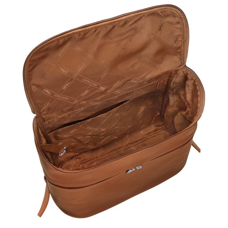 Mochilas Longchamp Le Foulonné Hombre Marrones | 6728-HWSOC