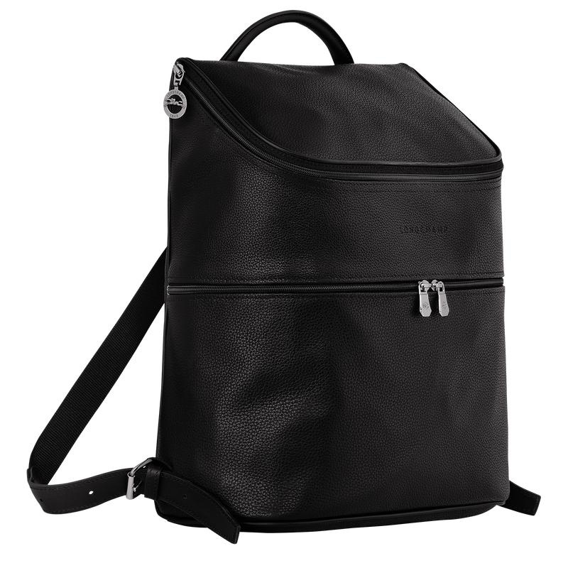 Mochilas Longchamp Le Foulonné Hombre Negras | 5062-ERBCU