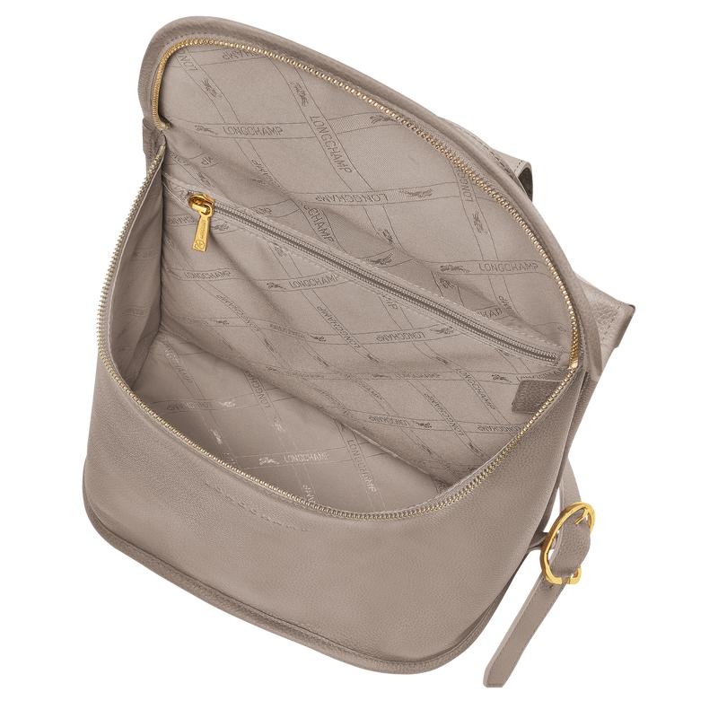 Mochilas Longchamp Le Foulonné Mujer Gris | 5926-SNBEK