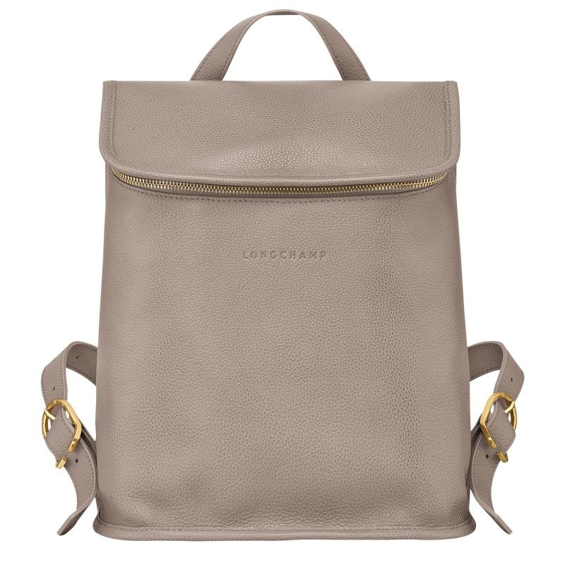 Mochilas Longchamp Le Foulonné Mujer Gris | 5926-SNBEK