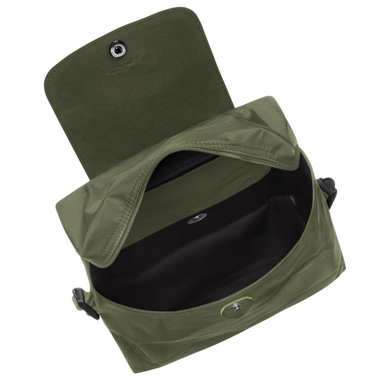 Mochilas Longchamp Le Pliage Green M Hombre Verde | 7695-RNSGY