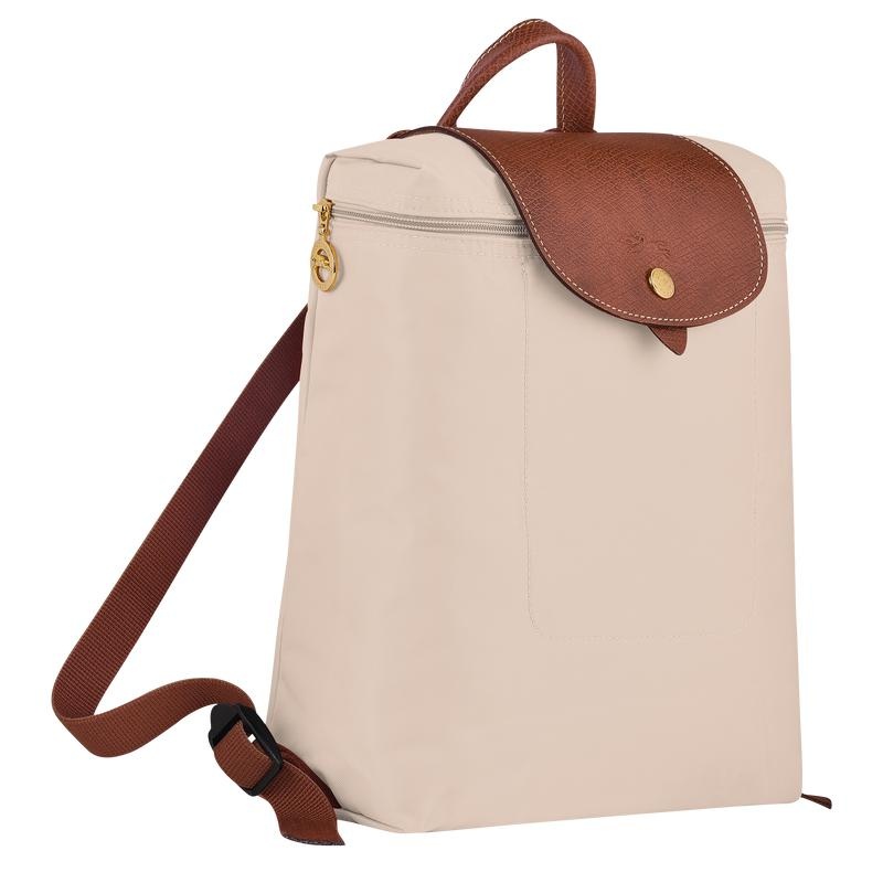 Mochilas Longchamp Le Pliage Original M Mujer Blancas | 6142-RDFIT