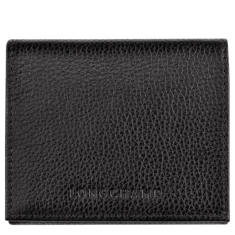 Monederos Longchamp Le Foulonné Hombre Negras | 8637-GXQHP