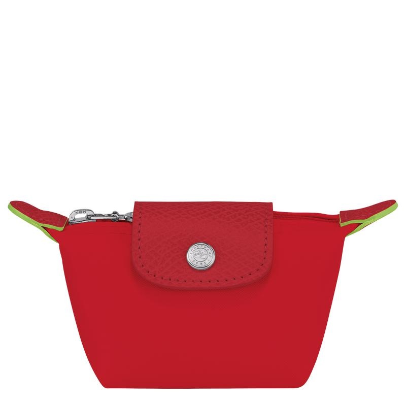 Monederos Longchamp Le Pliage Green Mujer Rojas | 0268-IRLZS