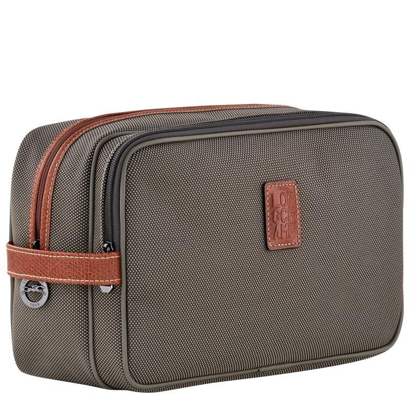 Neceser De Baño Longchamp Boxford Hombre Marrones | 0684-NVXLI