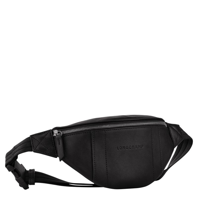 Riñonera Longchamp 3D S Hombre Negras | 4693-SLZMD