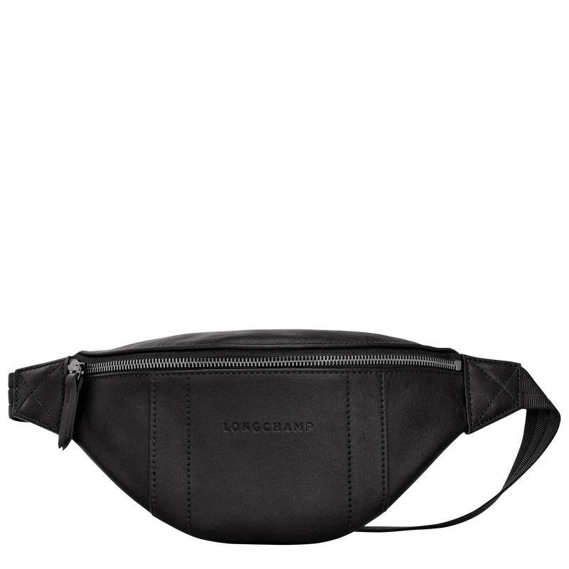 Riñonera Longchamp 3D S Hombre Negras | 4693-SLZMD