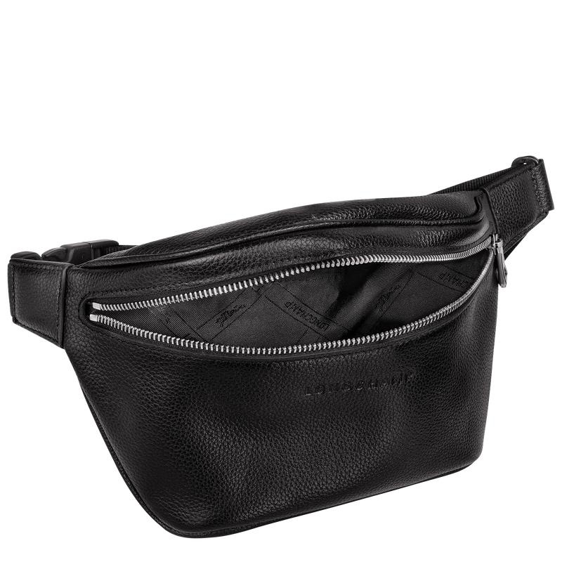 Riñonera Longchamp Le Foulonné M Hombre Negras | 0671-JOQTN