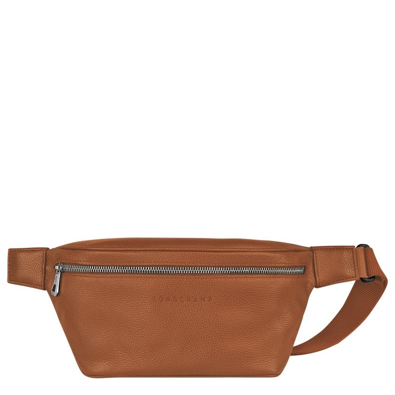 Riñonera Longchamp Le Foulonné M Mujer Marrones | 3780-UTEDR