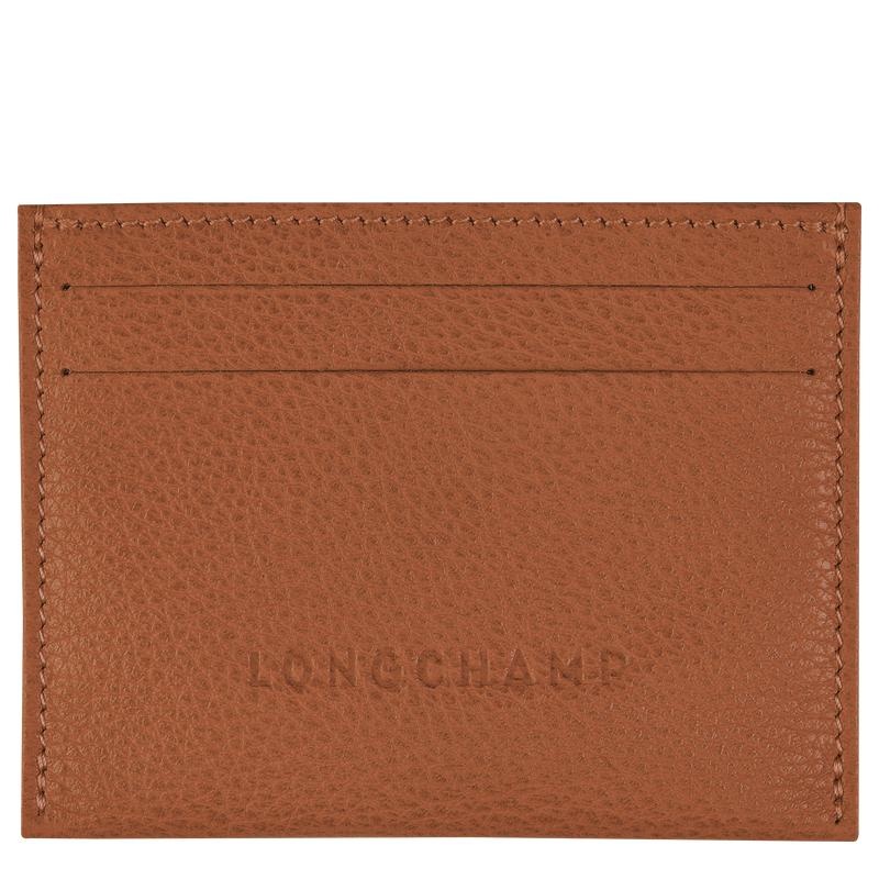 Tarjeteros Longchamp Le Foulonné Hombre Marrones | 8459-HOJUX