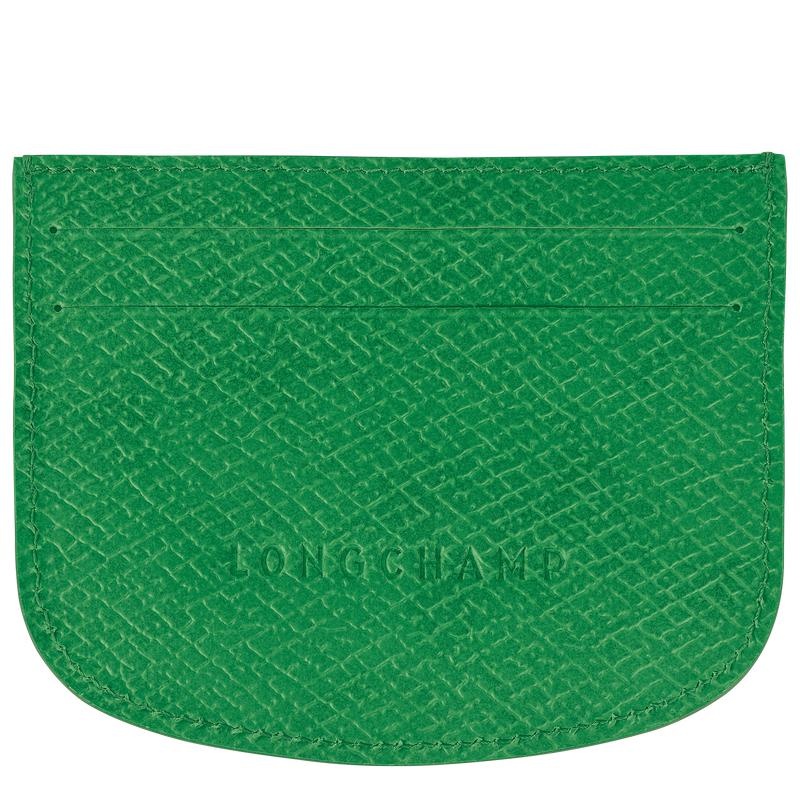 Tarjeteros Longchamp Épure Hombre Verde | 2530-GXZJK