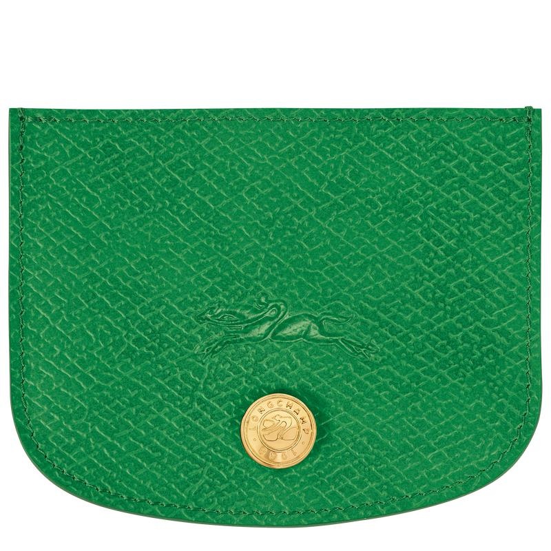 Tarjeteros Longchamp Épure Hombre Verde | 2530-GXZJK