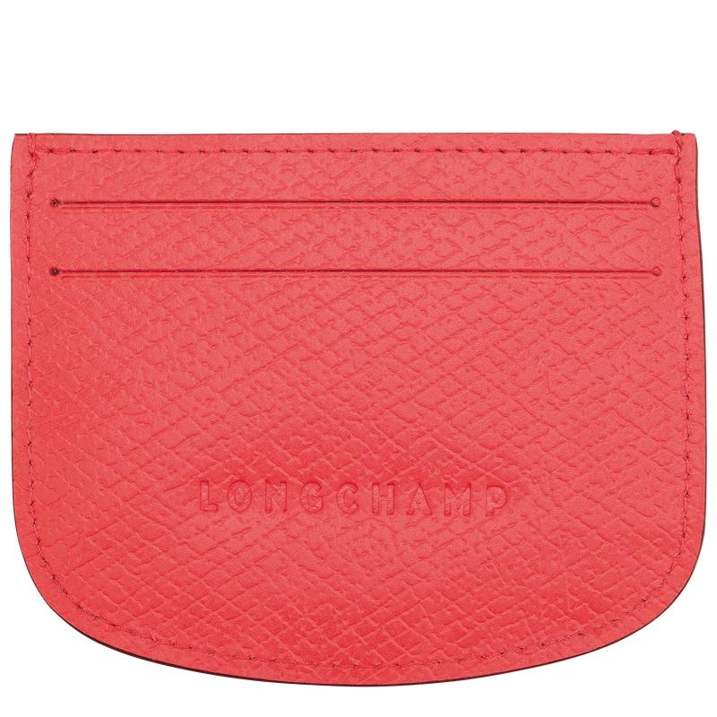 Tarjeteros Longchamp Épure Mujer Rojas | 3967-OWMHC