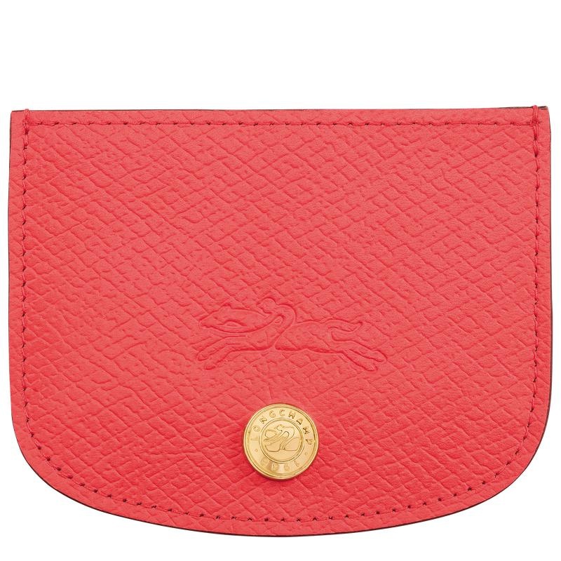 Tarjeteros Longchamp Épure Mujer Rojas | 3967-OWMHC